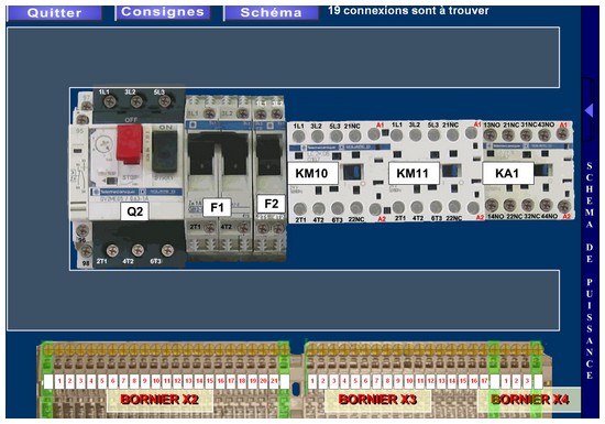 Platine virtuelle - partie puissance