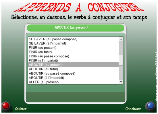 La conjugaison en CE2