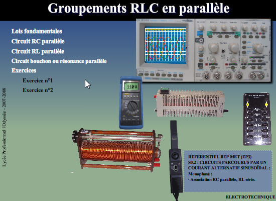 Groupement RLC parallèle