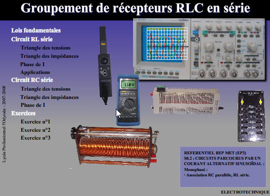 Groupement RLC série