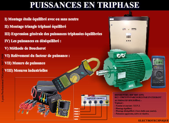Puissances en triphasé