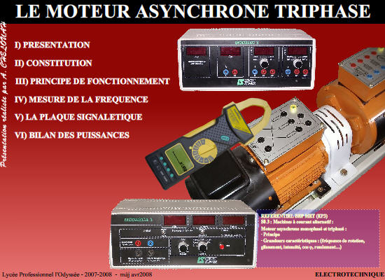 Moteur asynchrone triphasé