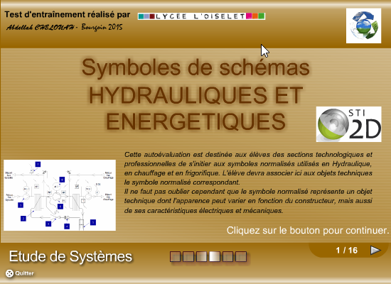 QCM sommatif sur les symbole d'énergétique